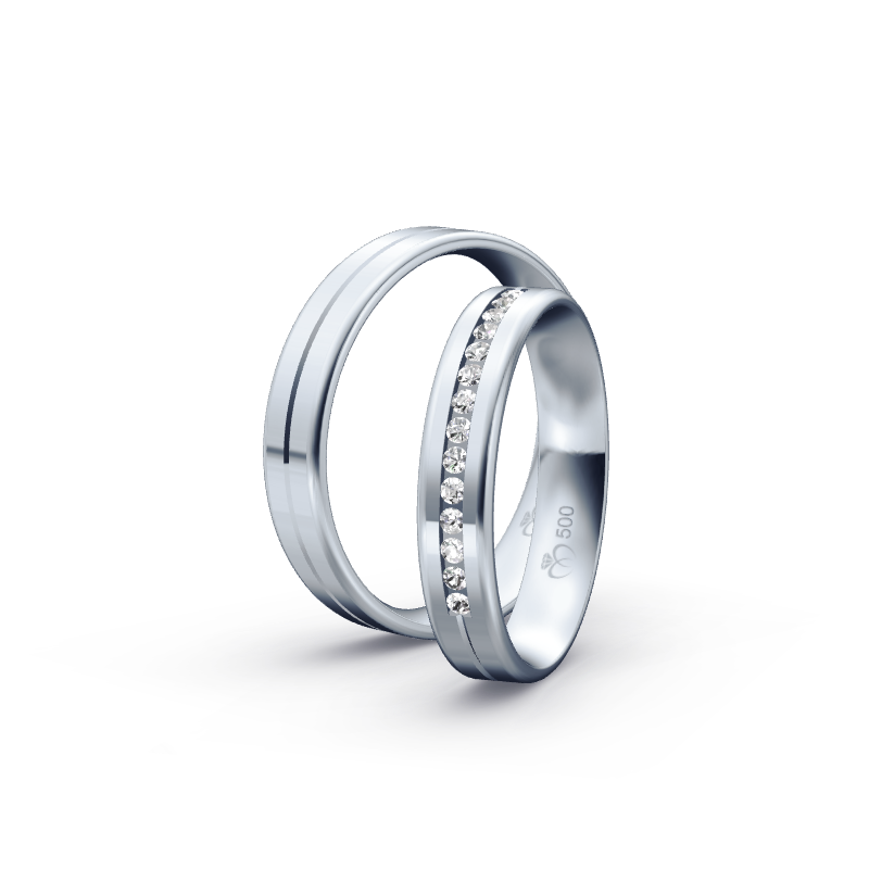 Miniaturbild: Trauringe TL6528 - Palladium
