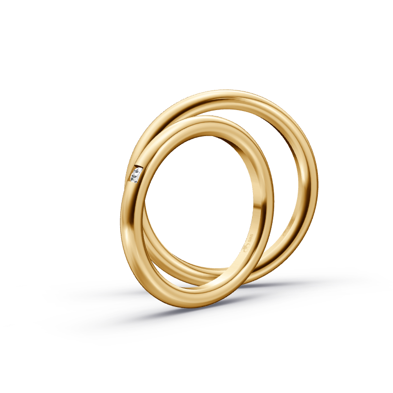 Miniaturbild: Trauringe TL7892 - Sattgelb-Gold