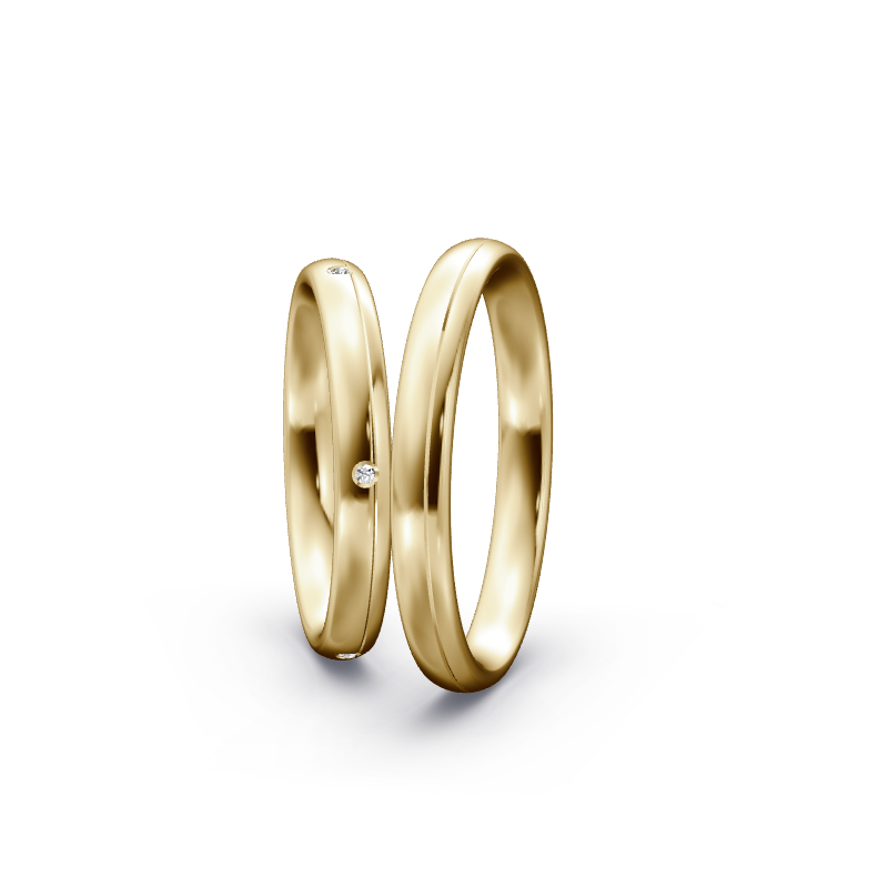 Miniaturbild: Trauringe TL2241 - Gelbgold (Poliert) | Eheringe aus Gold