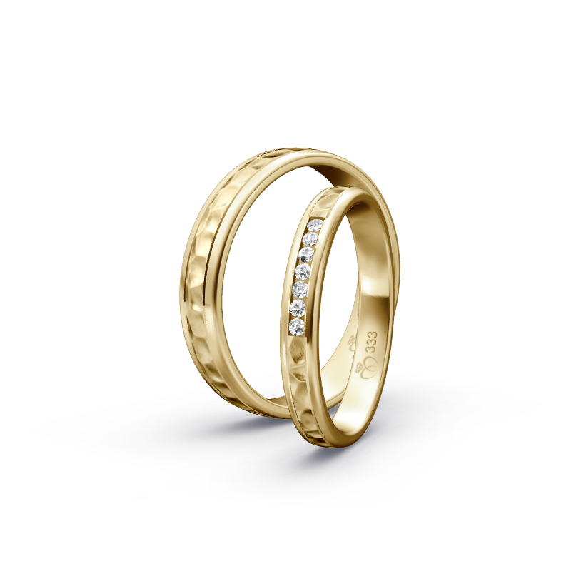 Miniaturbild: Trauringe TL3226 - Gelbgold (Kies / poliert) | Eheringe aus Gold