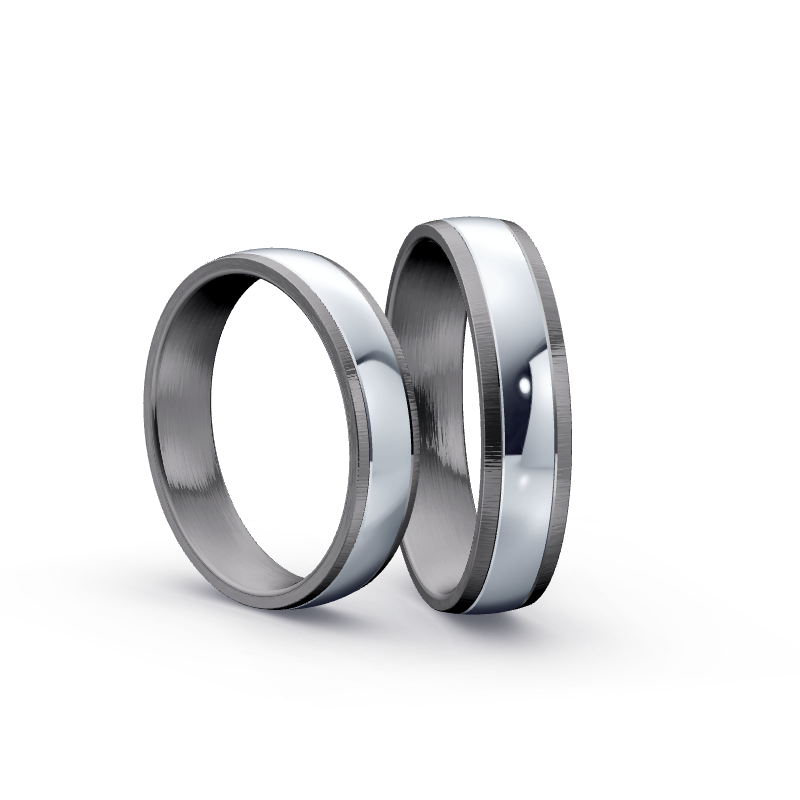 Miniaturbild: Trauringe TL4564 - Tantal/Platin