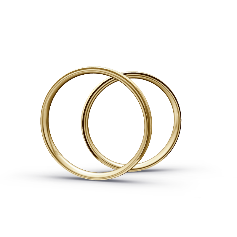 Miniaturbild: Trauringe TL7257 - Gelbgold (Spezialeismatt) | Eheringe aus Gold