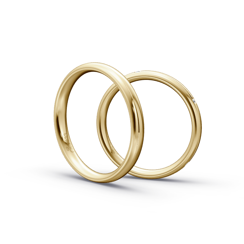 Miniaturbild: Trauringe TL2241 - Gelbgold (Poliert) | Eheringe aus Gold
