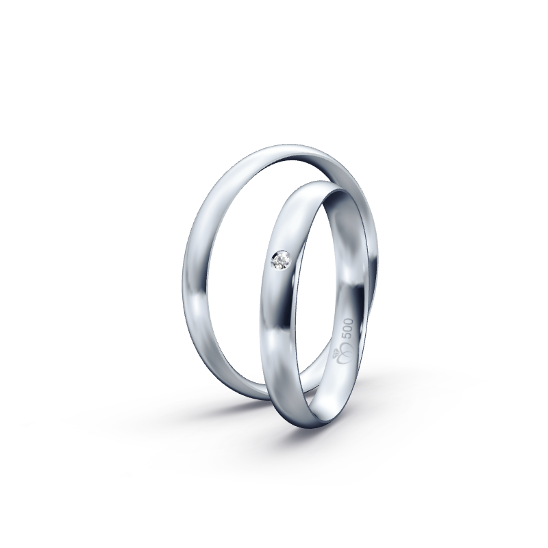 Miniaturbild: Trauringe TL9989 - Palladium