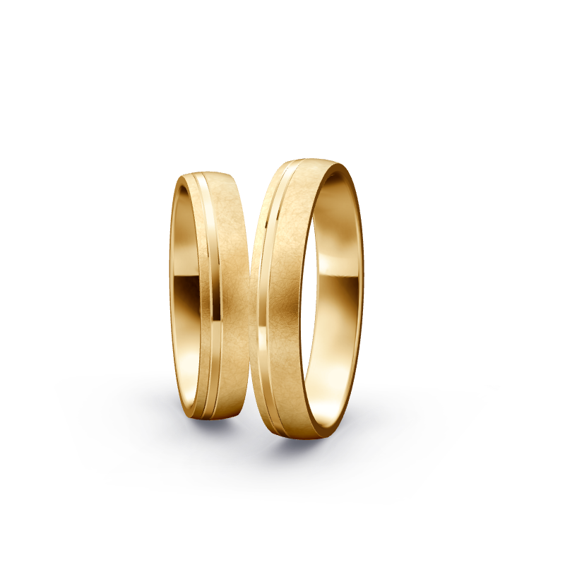Miniaturbild: Trauringe TL8673 - Sattgelb-Gold