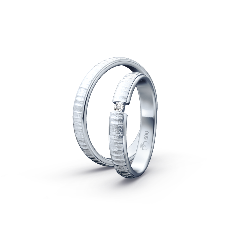 Miniaturbild: Trauringe TL9655 - Palladium
