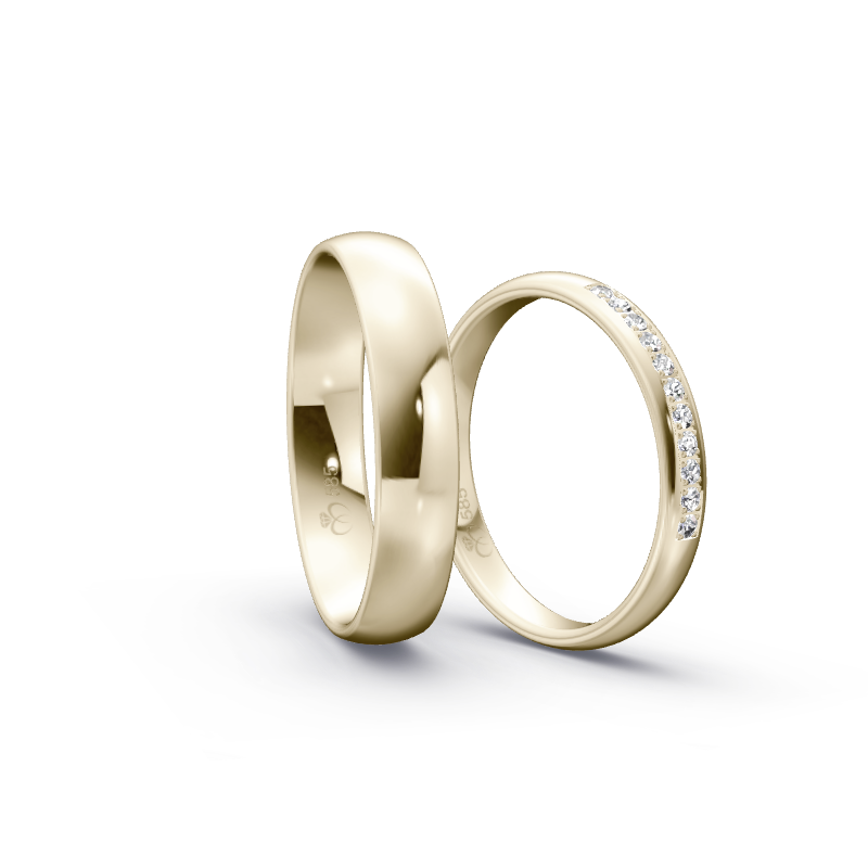 Miniaturbild: Trauringe TL7748 - Chamois (Altweißgold)