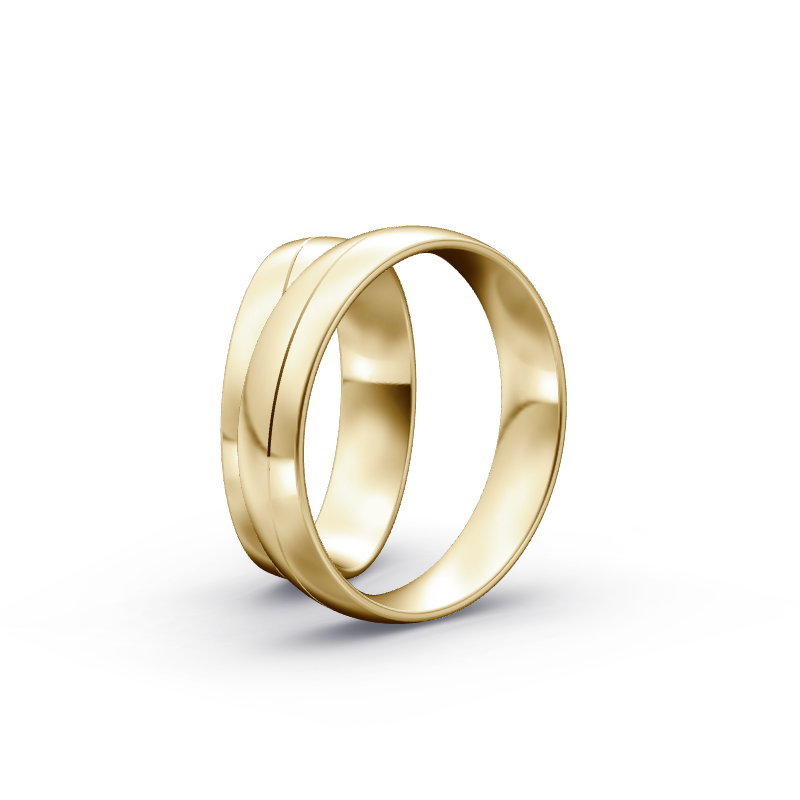 Miniaturbild: Trauringe TL8688 - Gelbgold (Poliert) | Eheringe aus Gold