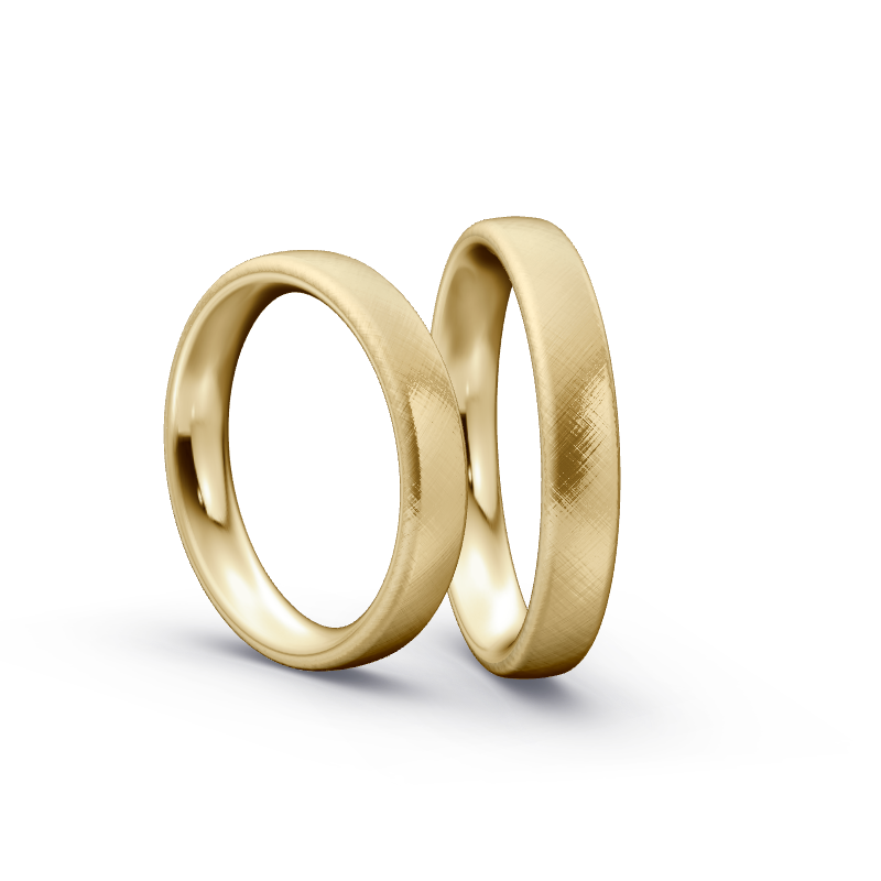 Miniaturbild: Trauringe TL7756 - Gelbgold (Kreuzmatt) | Eheringe aus Gold