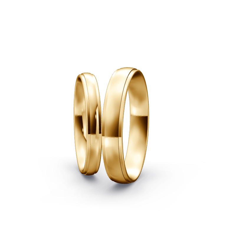 Miniaturbild: Trauringe TL8447 - Sattgelb-Gold