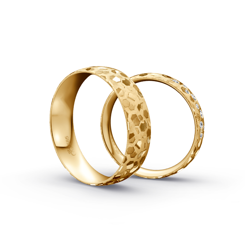 Miniaturbild: Trauringe TL7437 - Sattgelb-Gold