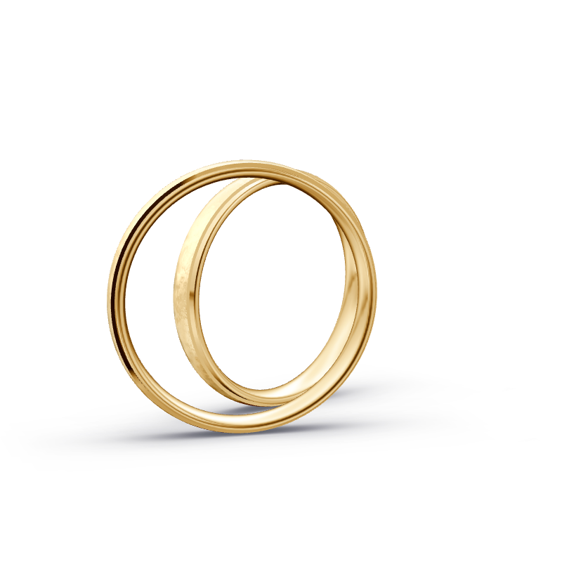 Miniaturbild: Trauringe TL7257 - Sattgelb-Gold