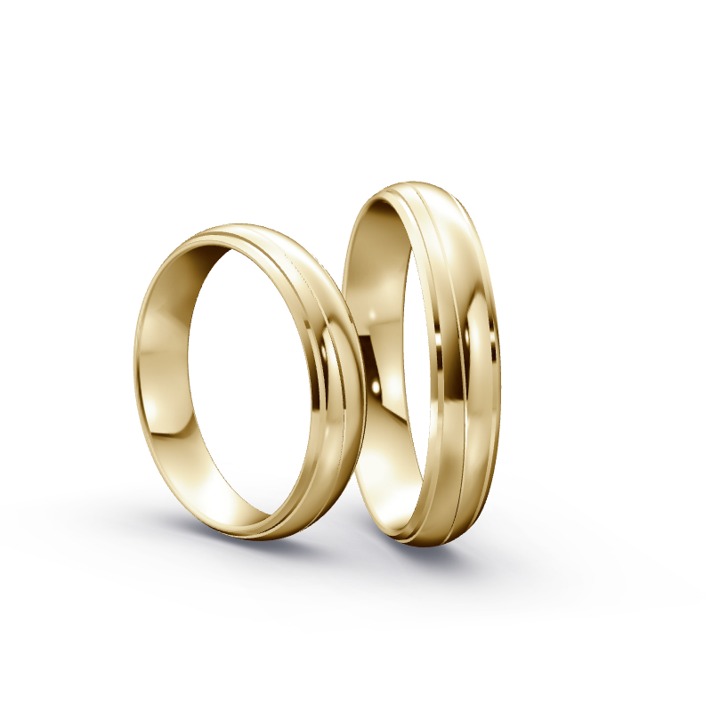 Miniaturbild: Trauringe TL9128 - Gelbgold (Poliert) | Eheringe aus Gold