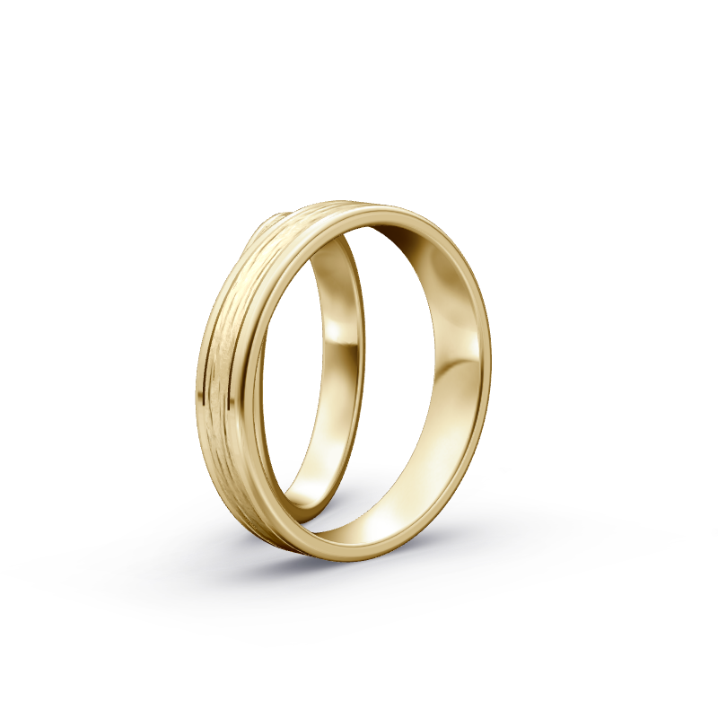 Miniaturbild: Trauringe TL8012 - Gelbgold (Wasserfall / poliert) | Eheringe aus Gold