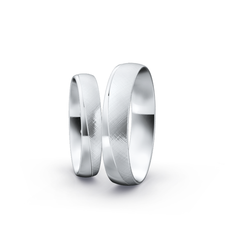 Miniaturbild: Ringpaar TL9656 - Silber