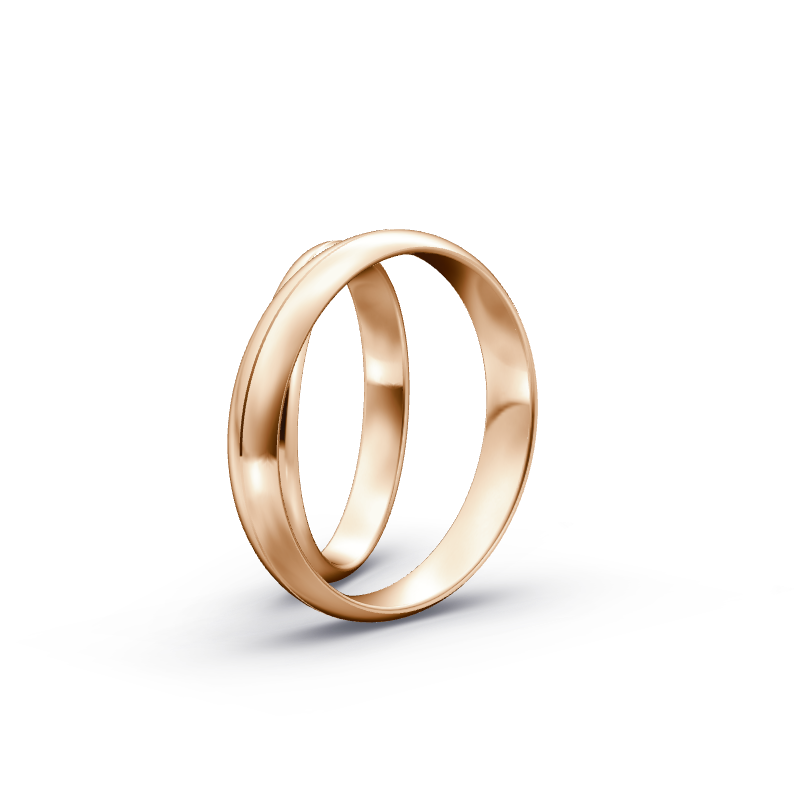 Miniaturbild: Trauringe TL8351 - Rotgold (Poliert) | Eheringe aus Gold