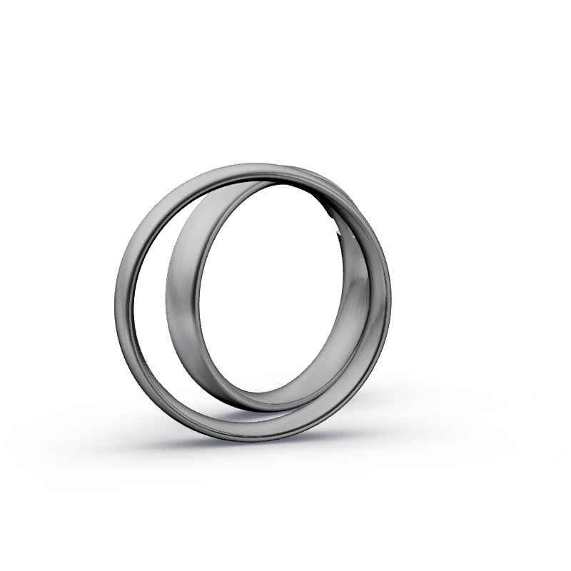 Miniaturbild: Trauringe TL8919 - Tantal (Poliert) | 999er Tantal Ring