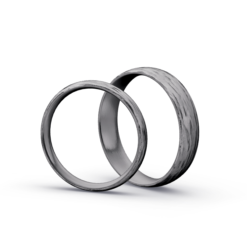 Miniaturbild: Trauringe TL3123 - Tantal (Wasserfall) | 999er Tantal Ring