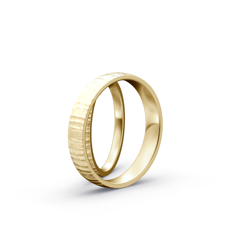 Miniaturbild: Trauringe TL3454 - Gelbgold (Relief) | Eheringe aus Gold