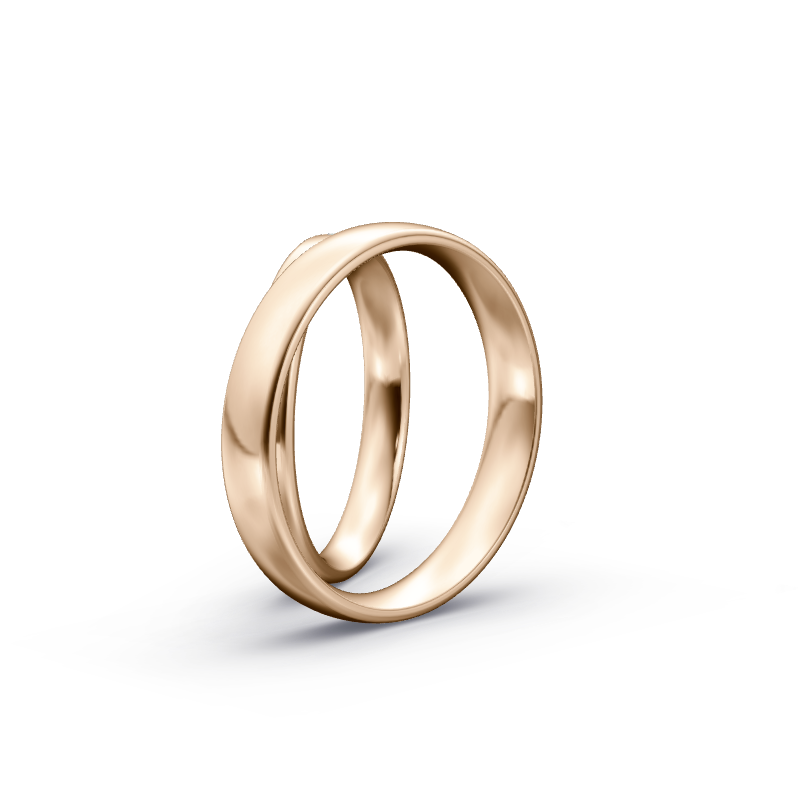 Miniaturbild: Trauringe TL1690 - Roségold (Poliert) | Eheringe aus Gold