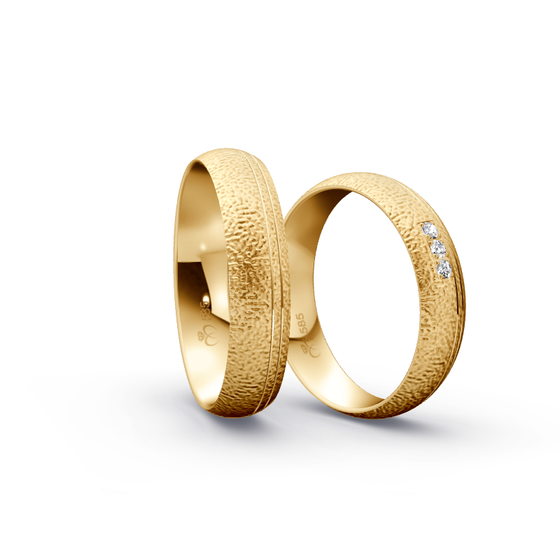 Miniaturbild: Trauringe TL9643 - Sattgelb-Gold
