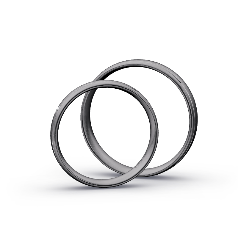 Miniaturbild: Trauringe TL8135 - Tantal (Eismatt / Strichmatt) | 999er Tantal Ring