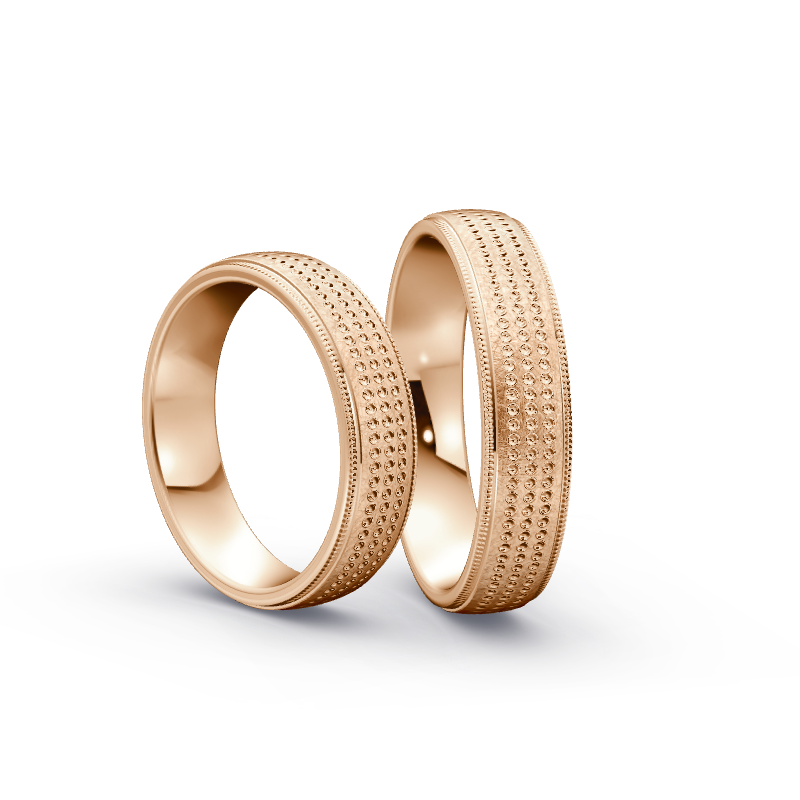 Miniaturbild: Trauringe TL2434 - Rotgold (Eismatt) | Eheringe aus Gold