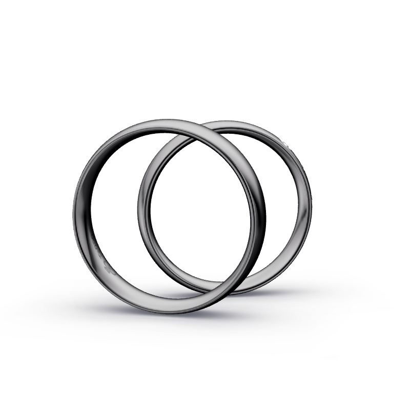Miniaturbild: Trauringe TL9089 - Tantal (Poliert) | 999er Tantal Ring