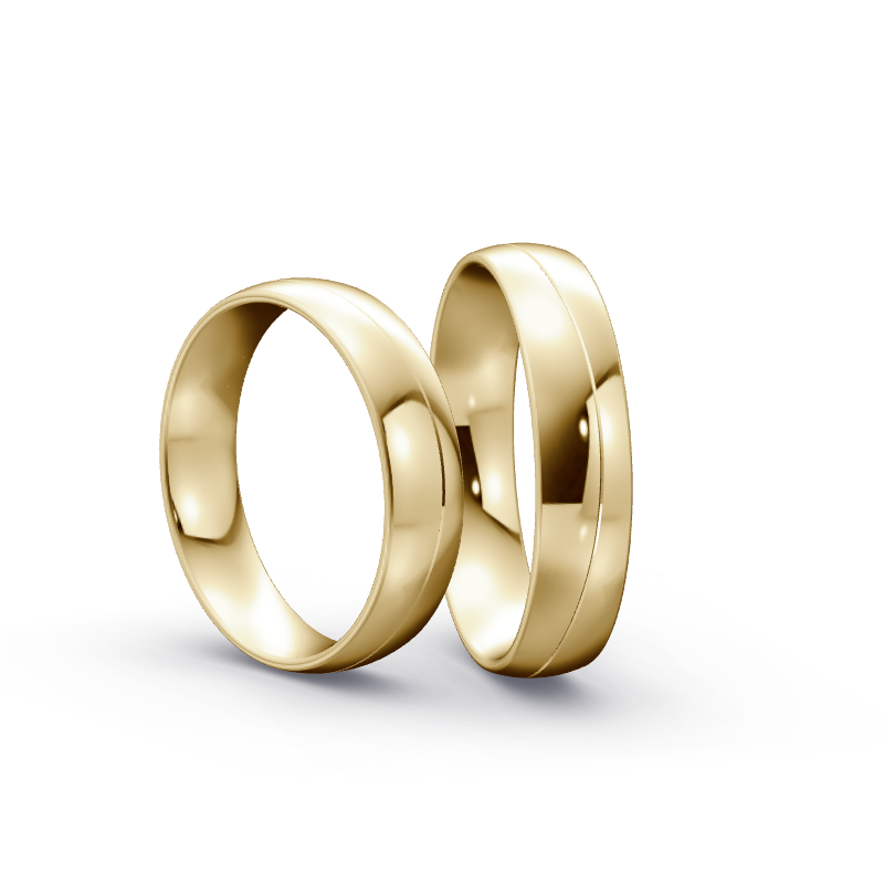 Miniaturbild: Trauringe TL6209 - Gelbgold (Poliert) | Eheringe aus Gold