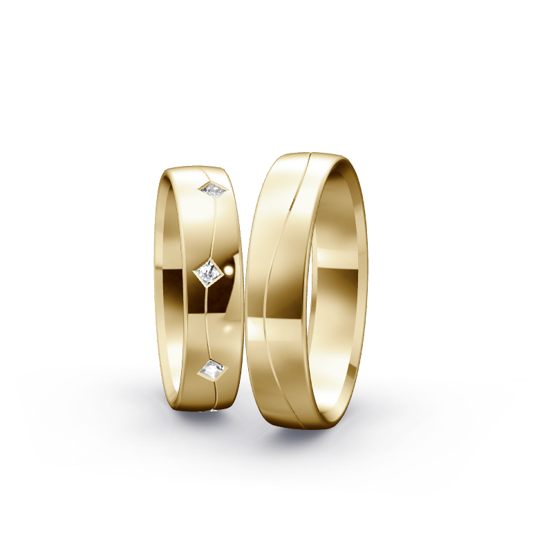 Miniaturbild: Trauringe TL6762 - Gelbgold (Poliert) | Eheringe aus Gold