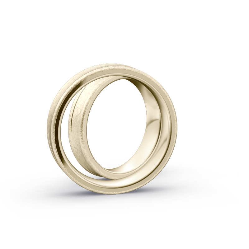 Miniaturbild: Trauringe TL9031 - Chamois (Altweißgold)