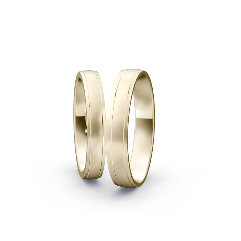 Miniaturbild: Trauringe TL8956 - Chamois (Altweißgold)
