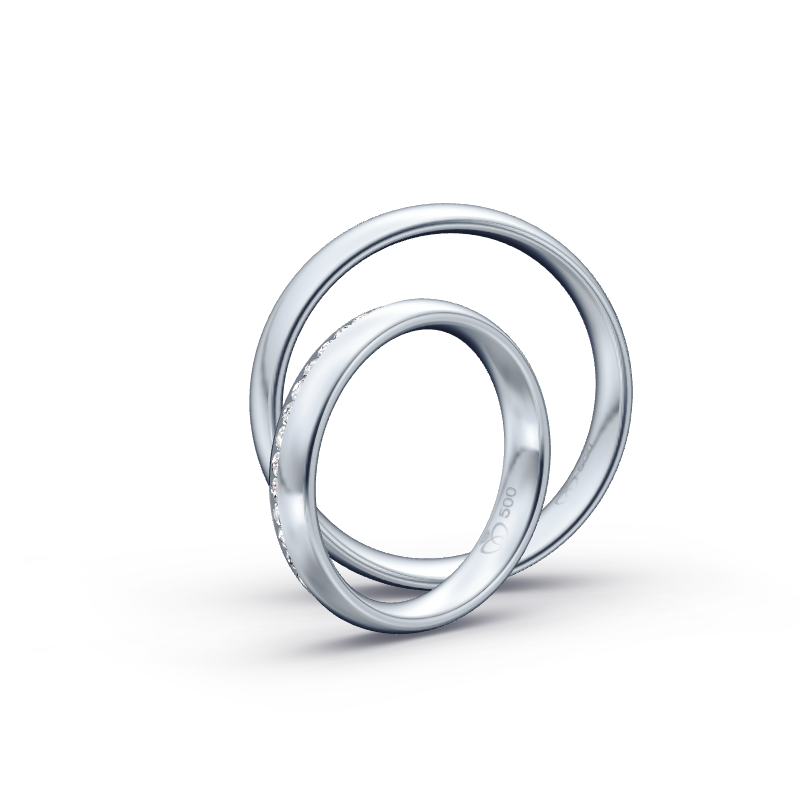 Miniaturbild: Trauringe TL8270 - Palladium