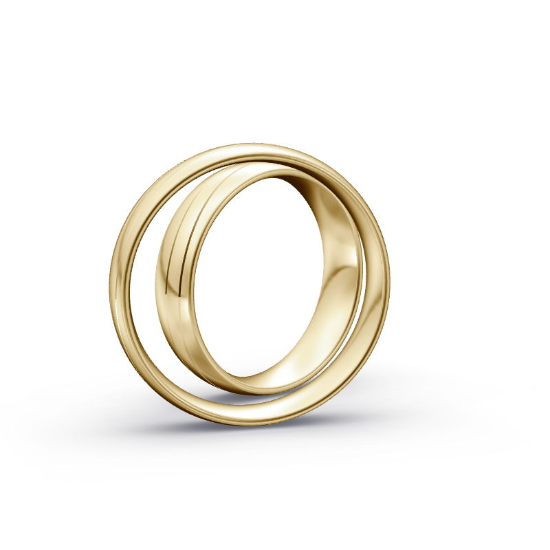 Miniaturbild: Trauringe TL5383 - Gelbgold (Poliert) | Eheringe aus Gold