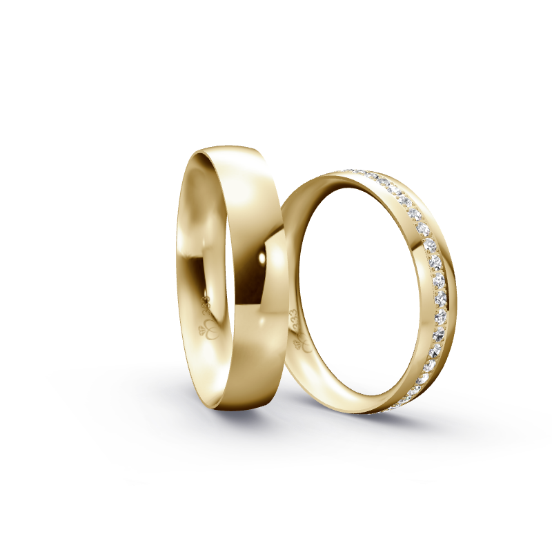 Miniaturbild: Trauringe TL7677 - Gelbgold (Poliert) | Eheringe aus Gold