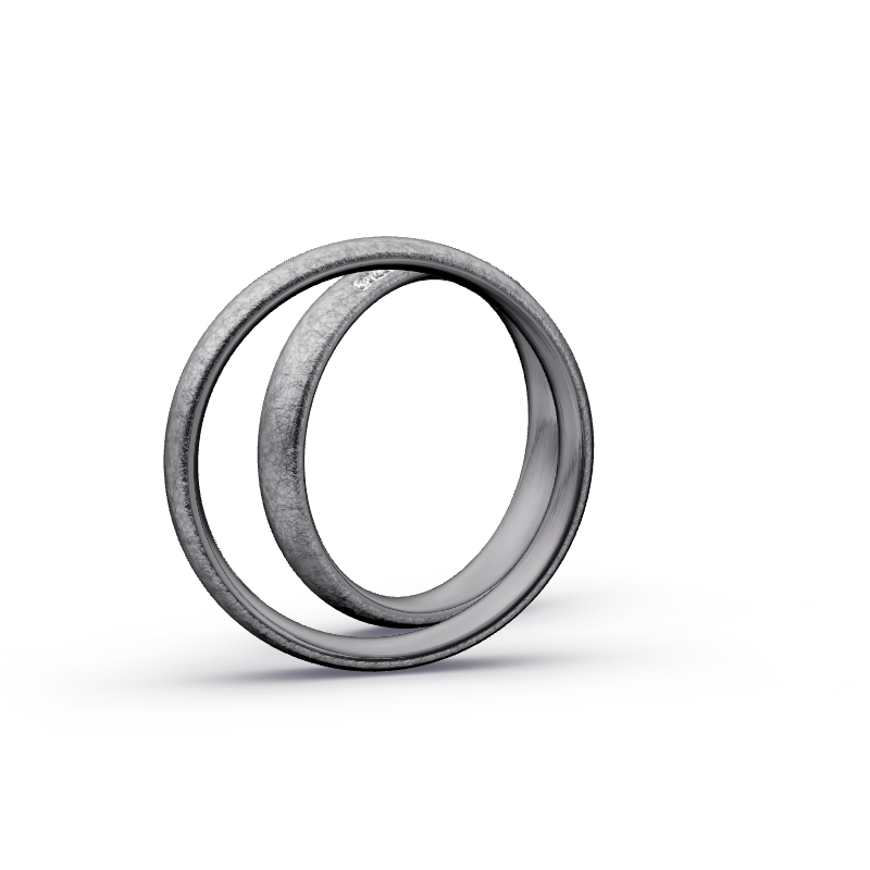 Miniaturbild: Trauringe TL8508 - Tantal (Eismatt) | 999er Tantal Ring