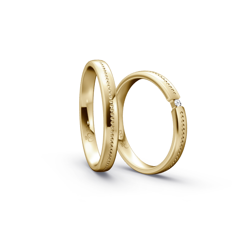 Miniaturbild: Trauringe TL7738 - Gelbgold (Poliert) | Eheringe aus Gold