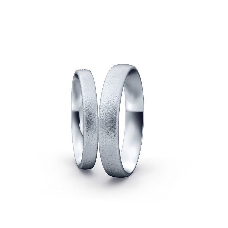 Miniaturbild: Trauringe TL4751 - Platin (Schlagbürste grob) mit 14 Brillanten