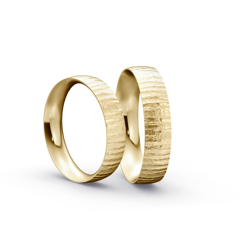Miniaturbild: Trauringe TL8962 - Gelbgold (Relief) | Eheringe aus Gold