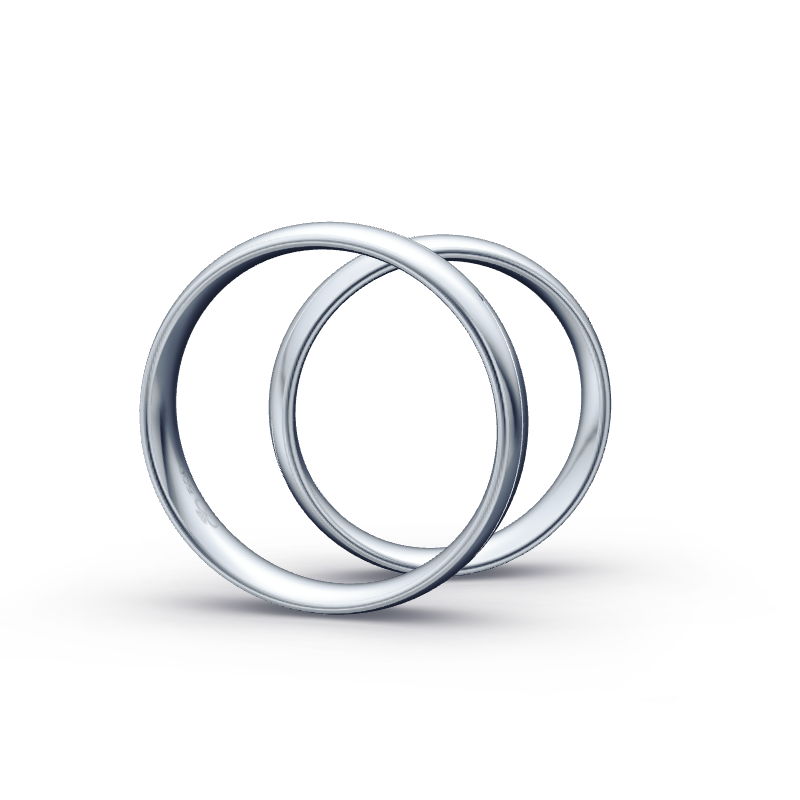 Miniaturbild: Trauringe TL8688 - Palladium