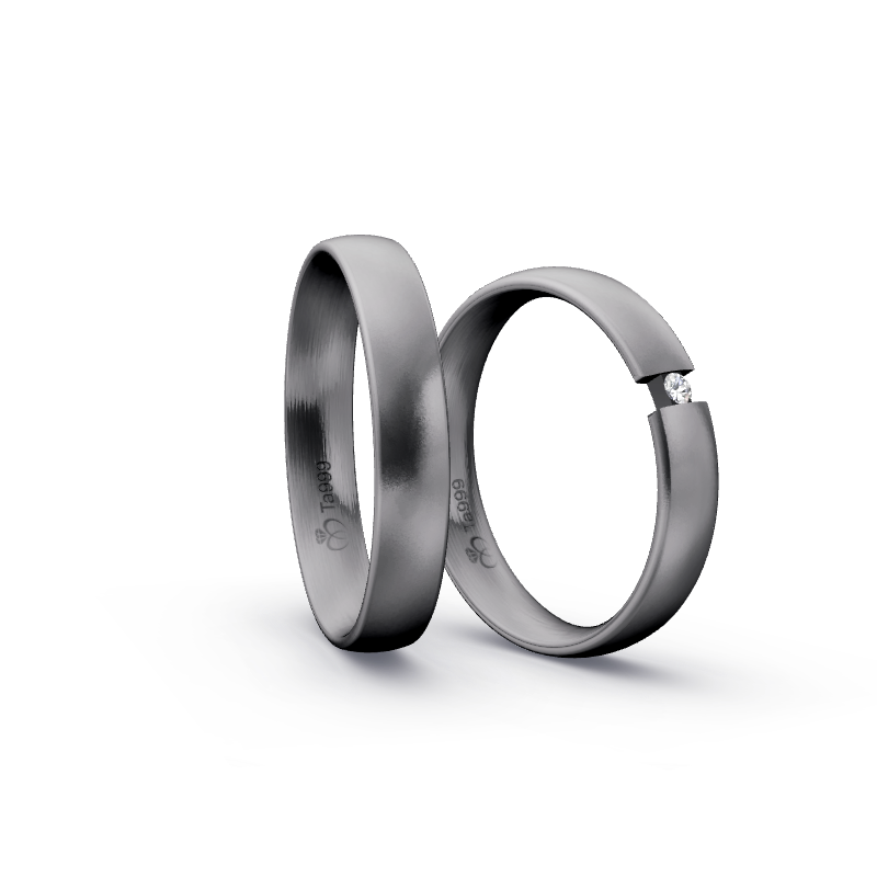 Miniaturbild: Trauringe TL7423 - Tantal (Sandmatt fein) | 999er Tantal Ring