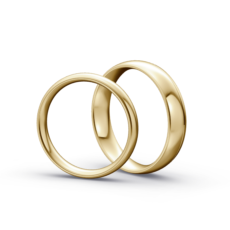 Miniaturbild: Trauringe TL8270 - Gelbgold (Poliert) | Eheringe aus Gold
