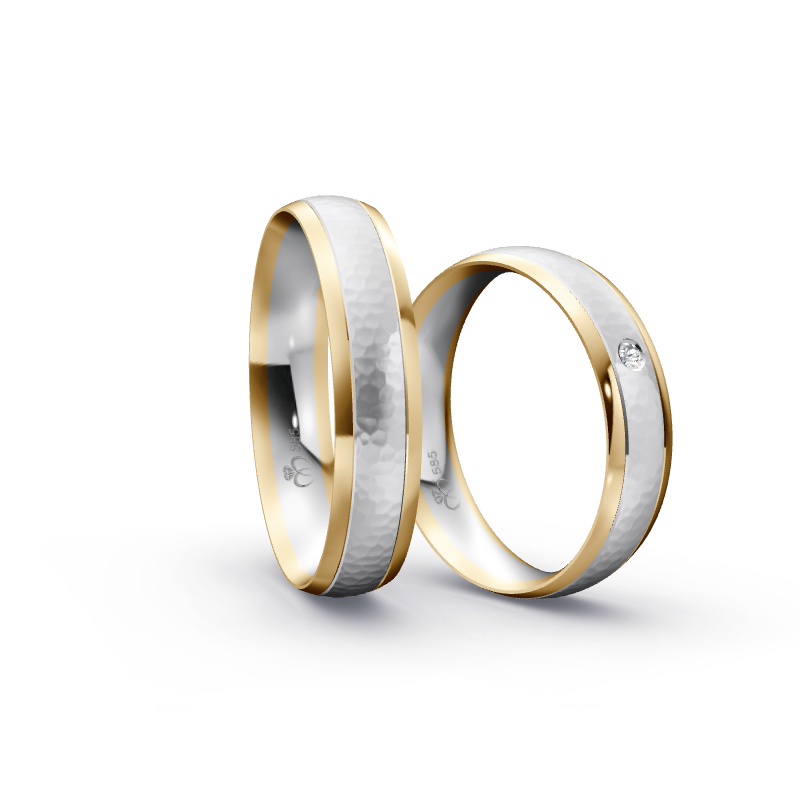 Miniaturbild: Trauringe TL8275 - Gelbgold/Weißgold