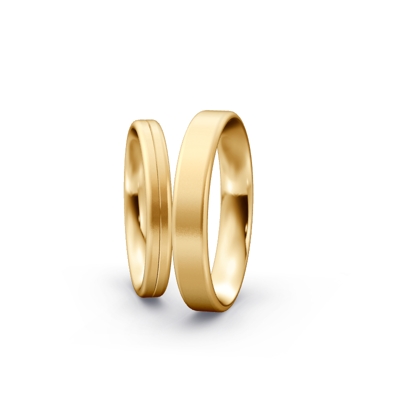 Miniaturbild: Trauringe TL8020 - Sattgelb-Gold