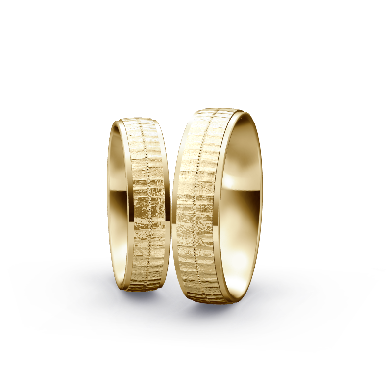 Miniaturbild: Trauringe TL4098 - Gelbgold (Relief) | Eheringe aus Gold