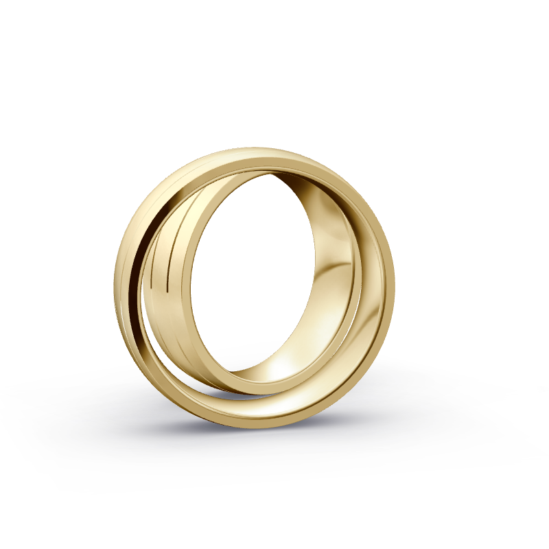 Miniaturbild: Trauringe TL8328 - Gelbgold (Sandmatt fein) | Eheringe aus Gold