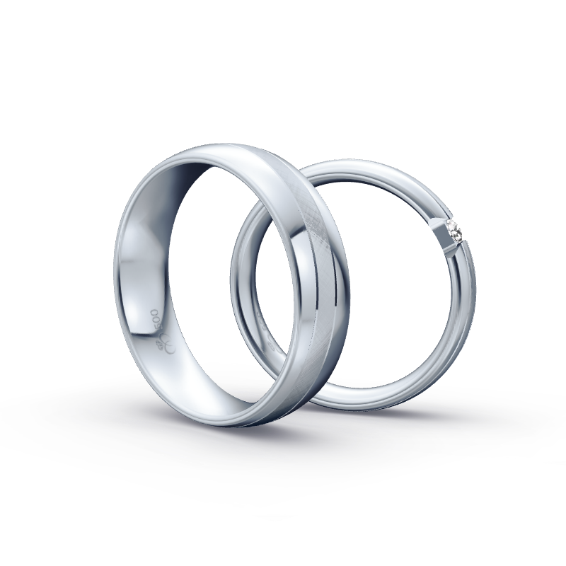 Miniaturbild: Trauringe TL7888 - Palladium