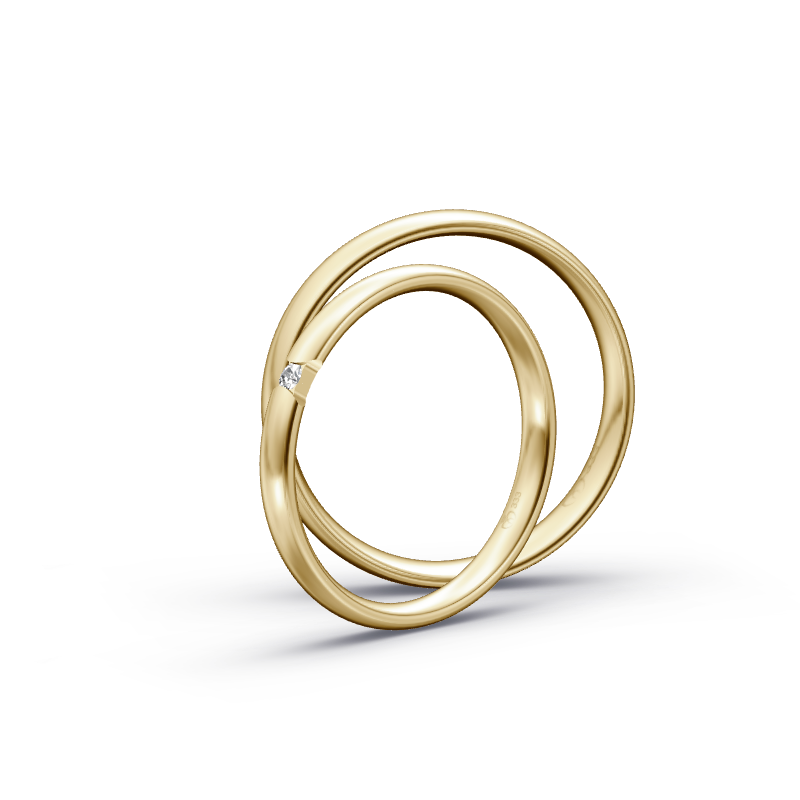 Miniaturbild: Trauringe TL8771 - Gelbgold (Poliert) | Eheringe aus Gold