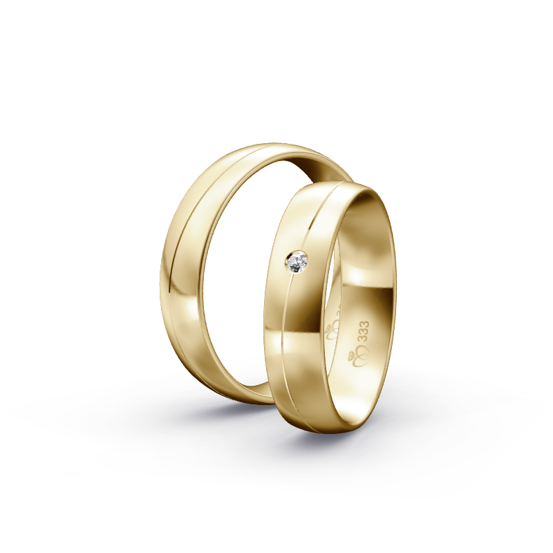 Miniaturbild: Trauringe TL8688 - Gelbgold (Poliert) | Eheringe aus Gold