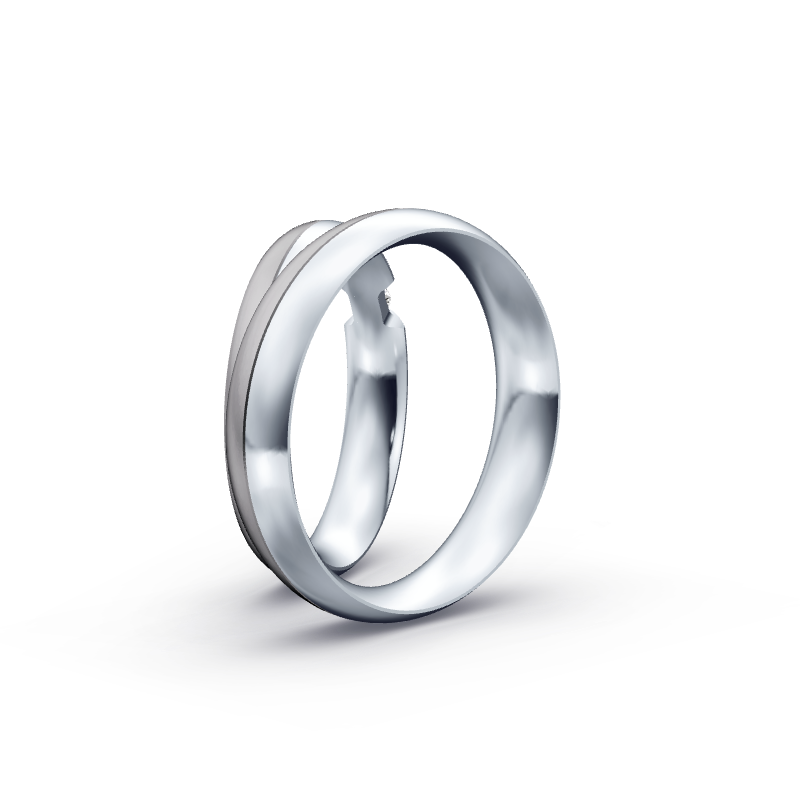Miniaturbild: Trauringe TL7560 - Tantal/Platin